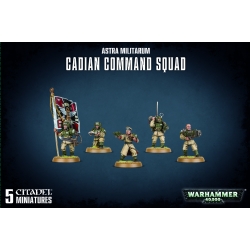 Astra Militarum Cadian Command Squad Warhammer 40 000
